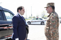 Сурен Папикян и начальник Генштаба наблюдал за процессом аттестации очередной группы высших и старших офицеров ВС Республики Армения