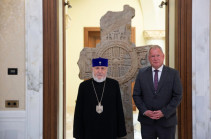 Католикос Всех Армян принял руководителя гражданской наблюдательной миссии ЕС в Армении