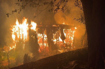 Հրդեհ՝ Հրազդանի կիրճում. այրվել է երկու վագոն-տնակ