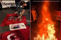 Բեյրութում Թուրքիայի դրոշի հետ այրել են նաև Փաշինյանի նկարը (Տեսանյութ)