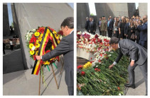 «Այլևս երբեք»․ ՀՀ-ում Բելգիայի դեսպանը Ծիծեռնակաբերդում ոգեկոչել է Հայոց ցեղասպանության զոհերի հիշատակը