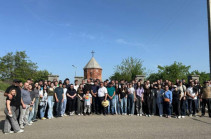 Члены Молодежного союза АРФД посетили село Киранц и встретились с Багратом Србазаном