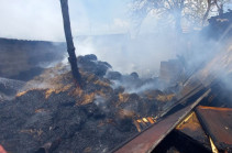 Հրդեհ Ջրառատում․ Այրվածքներ ստացած քաղաքացուն հիվանդանոց են տեղափոխել