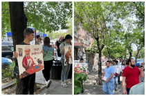 «Встаньте, пока Тавуш не сдали!», «Молчание – преступление!»: акция протеста в Ереване