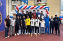 Армянские борцы завоевали 5 золотых и 3 серебряных медалей на турнире по борьбе в Санкт-Петербурге