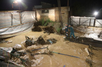 Նոր Արեշում գետի հենապատի փլուզման հետևանքով ջրալցվել են հարակից տները