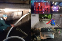 Հեղեղումներ, փլուզումներ և ջրալցումներ. ինչ է կատարվել Երևանում՝ տեղատարափ անձրևի հետևանքով (Տեսանյութ)