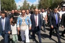 Марш Победы в общине Абовян (Видео)
