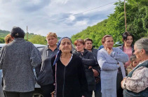 В областях продолжаются мирные акции неповиновения: Граждане собрались на дороге Киранц - Воскепар