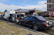 7 ավտոմեքենա է բախվել Պռոշյան գյուղում․ վիրավորների մեջ երեխաներ կան