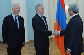S.Sargsyan received Pat Cox and Charles-Ferdinand Nothomb