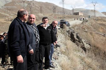 Президент НКР посетил сегодня Шаумянский район 