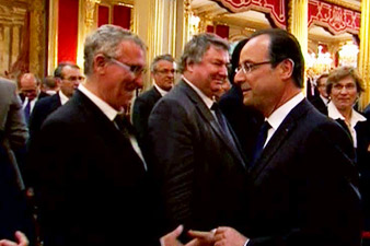 Francois Hollande takes the office 