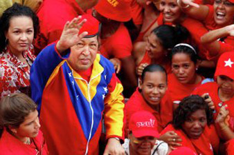 Сторонники поздравляют Чавеса со статусом кандидата в президенты