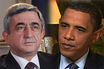Serzh Sargsyan sends birthday greetings to Obama 