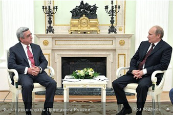В Москве состоялась встреча президентов Армении и России