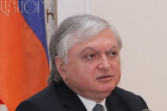 Edward Nalbandian will meet Co-Chairs of the OSCE Minsk Group 