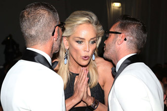 Sharon Stone briefly hospitalized in Italy 