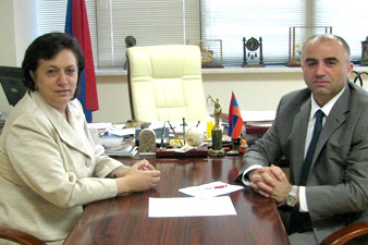 The RA Minister of Diaspora received Armen Martirosyan 