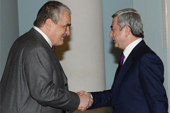 Президент Армении принял первого вице-премьера Чехии