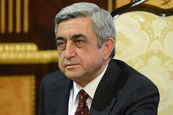 President Serzh Sargsyan accepts government resignation 