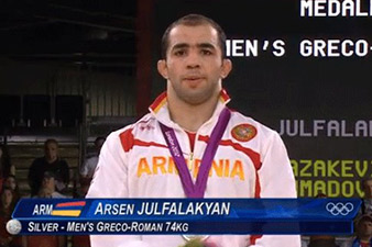 Wrestler Arsen Jukfalakian wins silver at European championships 