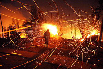 В Чили объявлена чрезвычайная ситуация в связи с пожарами 