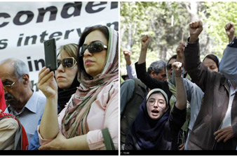 Իրանահայերը Քեսաբի հարցով բողոքի ցույց են կազմակերպել ՄԱԿ-ի գրասենյակի առջև