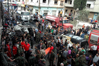 14 killed in car bombing in Homs