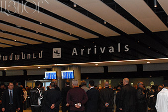 164,807 arrive in Armenia via Zvartnots Airport in 3 months of 2014 