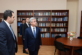 Սերժ Սարգսյանը ներկա է գտնվել ՀՀ փաստաբանների պալատի նոր մասնաշենքի բացմանը
