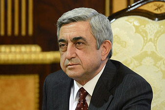 Armenian president attends memorial service for Hrant Vardanian