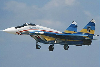 Над Славянском был обстрелян самолет ВВС Украины 