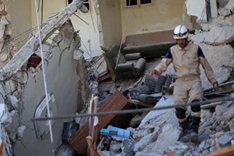Армянонаселенный Нор гюх в городе Алеппо вновь подвергся обстрелу