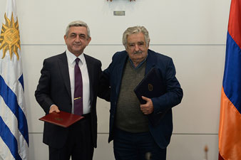 Azerbaijani website spread lie about meeting of S. Sargsyan and J. Mujica 