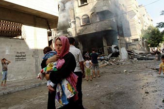 Palestinians draft UN resolution urging cease-fire