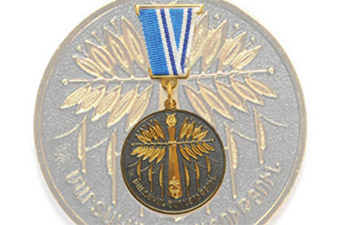NKR president awards medal to soldier killed yesterday 