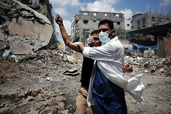 More than 100 Palestinians dead in worst day of Gaza conflict