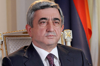 Serzh Sargsyan sends congratulatory message to King of Belgium 