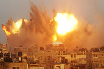 В секторе Газа число жертв бомбардировок превысило 600