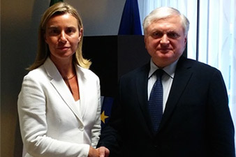 Nalbandyan and Mogherini discuss Armenia-EU relations 