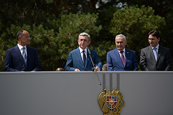 С.Саргсян: Посягательство на Армянскую землю не останется безнаказанным