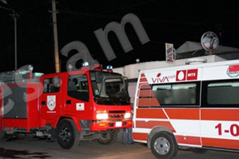 Two injured in crash on Grigor Lusavoruch Street in Yerevan 
