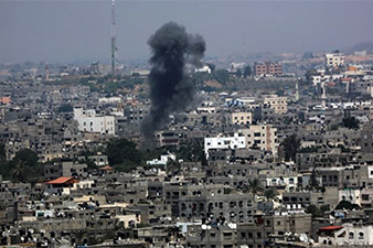 Israel targets Hamas-controlled sites, warns of 'prolonged campaign'