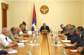 В НКР состоялось совещание по вопросам внутренней и внешней политики