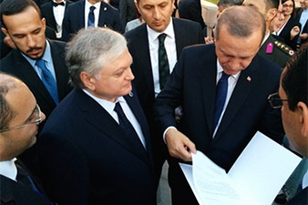 Эрдоган официально приглашен посетить Ереван 24 апреля 2015 года