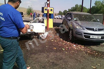 Two injured in gas station blast in Gegharkunik 
