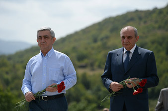 Սերժ Սարգսյանը և Բակո Սահակյանն այցելել են Մարտակերտի շրջանի Չափար գյուղ