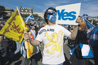 Число сторонников независимости Шотландии резко возросло