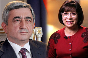 Президент Армении поздравил с юбилеем фигуристку Ирину Роднину 